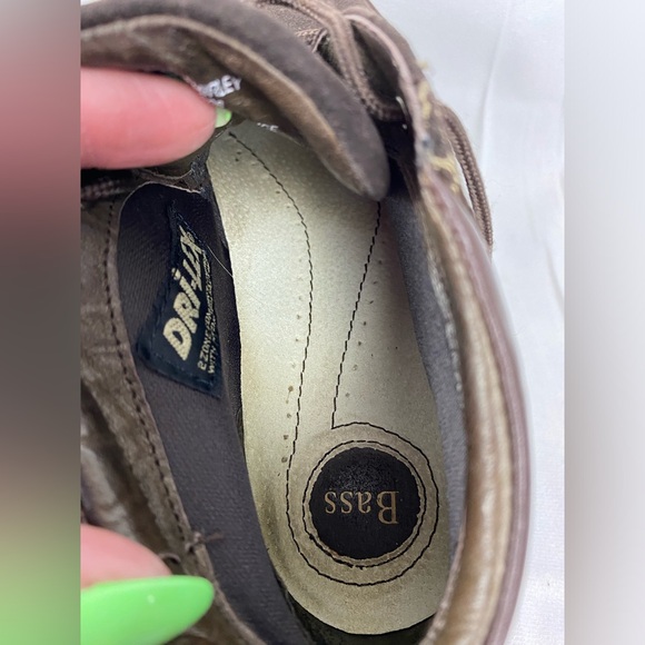 Bass Suede Ankle Boot Booties Women's 6 Brown Lace Up - Picture 9 of 9